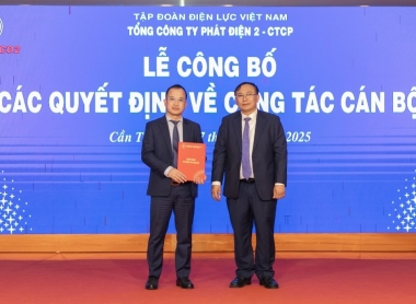 Công bố quyết định bổ nhiệm Tổng Giám đốc EVNGENCO2