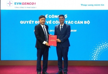 Tổng công ty Phát điện 1 công bố quyết định bổ nhiệm Phó tổng Giám đốc