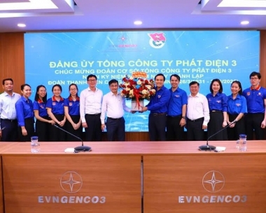 Góp sức trẻ, đồng hành cùng sự phát triển của EVNGENCO3
