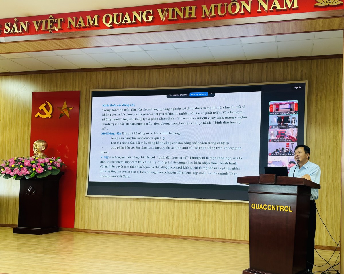 Diện mạo mới tại Công ty CP Giám định - Vinacomin: Xung kích chuyển đổi số, nâng tầm vị thế
