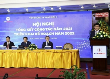Kết quả SXKD năm 2021 và kế hoạch năm 2022 của EVNGENCO3