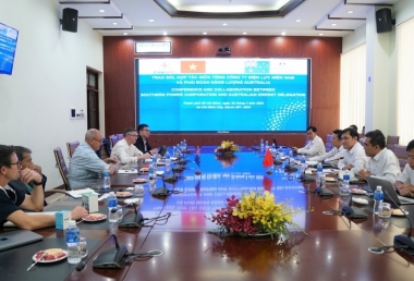 EVNSPC trao đổi hợp tác năng lượng với các doanh nghiệp Australia