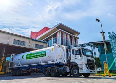 Chuẩn bị vận hành thương mại Trạm nạp xe bồn LNG Thị Vải