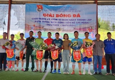 Giải bóng đá kỷ niệm 93 năm ngày thành lập Đoàn Thanh niên Cộng sản HCM (tại Bảo Lộc)