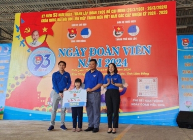Đoàn cơ sở Công ty ĐHĐ nhận ‘em nuôi’
