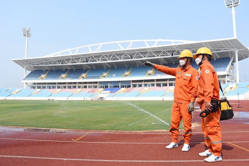 EVNHANOI lên phương án đảm bảo điện phục vụ SEA Games 31