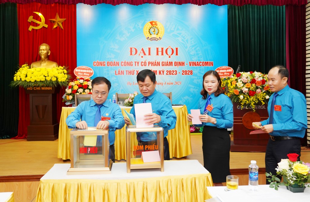 Đại hội Công đoàn Công ty CP Giám định - Vinacomin lần thứ X thành công tốt đẹp Đại hội Công đoàn Công ty CP Giám định - Vinacomin lần thứ X thành công tốt đẹp