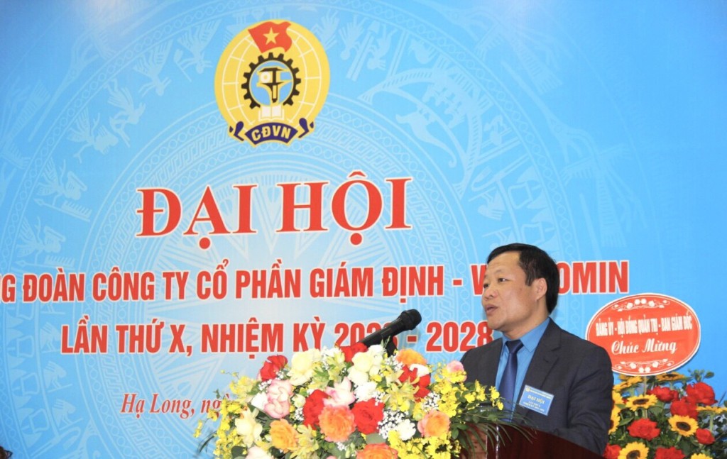 Đại hội Công đoàn Công ty CP Giám định - Vinacomin lần thứ X thành công tốt đẹp Đại hội Công đoàn Công ty CP Giám định - Vinacomin lần thứ X thành công tốt đẹp