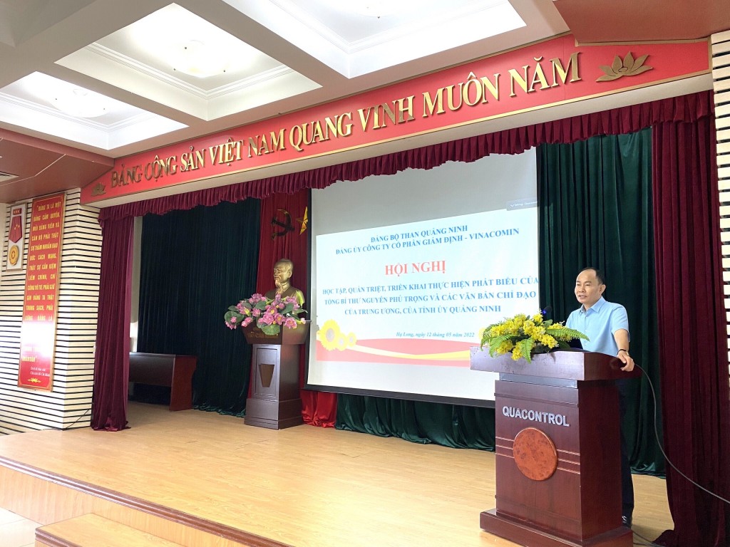 Đảng bộ Công ty CP Giám định-Vinacomin tổ chức nghiên cứu, học tập, triển khai các nghị quyết của Đảng
