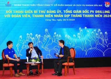 Tổng giám đốc PV Drilling đối thoại với đoàn viên thanh niên