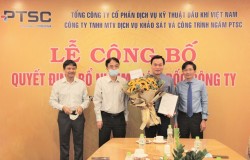 Công bố quyết định bổ nhiệm Giám đốc PTSC G&S