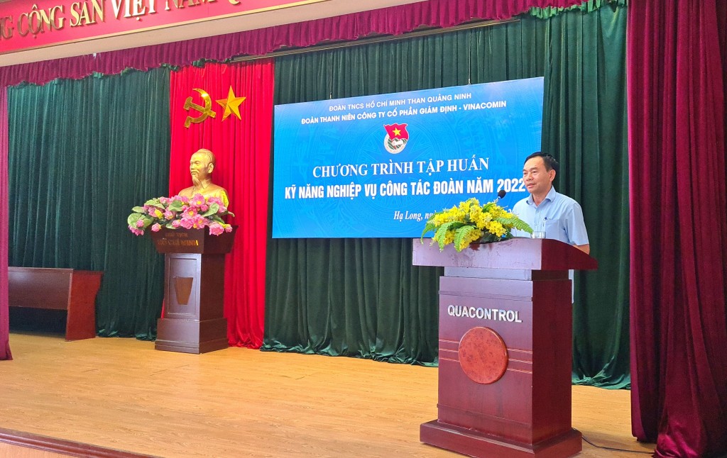 Đoàn TN Công ty CP Giám định - Vinacomin tổ chức tập huấn kỹ năng công tác đoàn