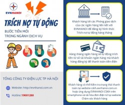 Hà Nội: Trên 99% khách hàng thanh toán tiền điện không dùng tiền mặt