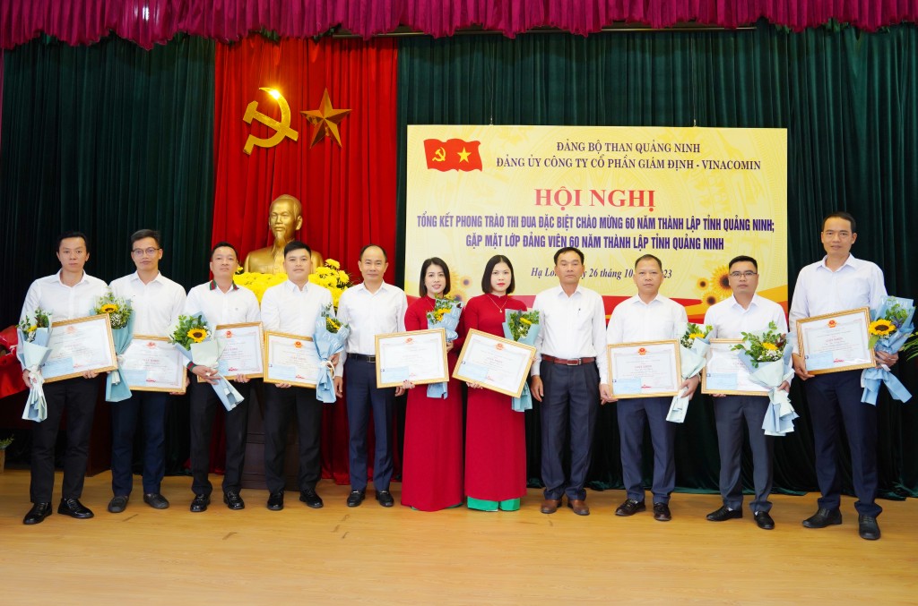 Đảng bộ Công ty CP Giám định - Vinacomin tổng kết phong trào thi đua chào mừng 60 năm thành lập tỉnh Quảng Ninh