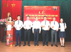 Đảng bộ Quacontrol kết nạp đảng viên mới