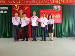 Đảng ủy Quacontrol kết nạp và công nhận đảng viên chính thức
