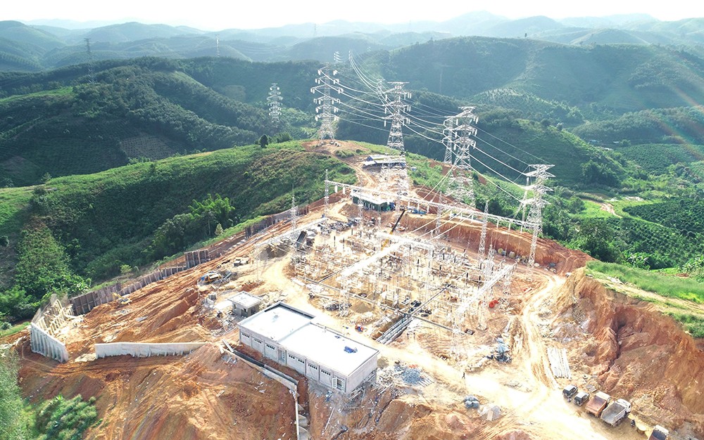 Cập nhật tiến độ dự án đường dây đấu nối từ cụm Thủy điện Nam Kong (Lào) về Việt Nam