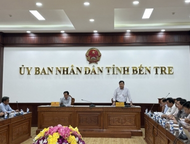 EVNSPC và tỉnh Bến Tre bàn tháo gỡ khó khăn trong đầu tư phát triển lưới điện