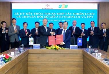 EVNGENCO 1 và FPT ký kết hợp tác về chuyển đổi số