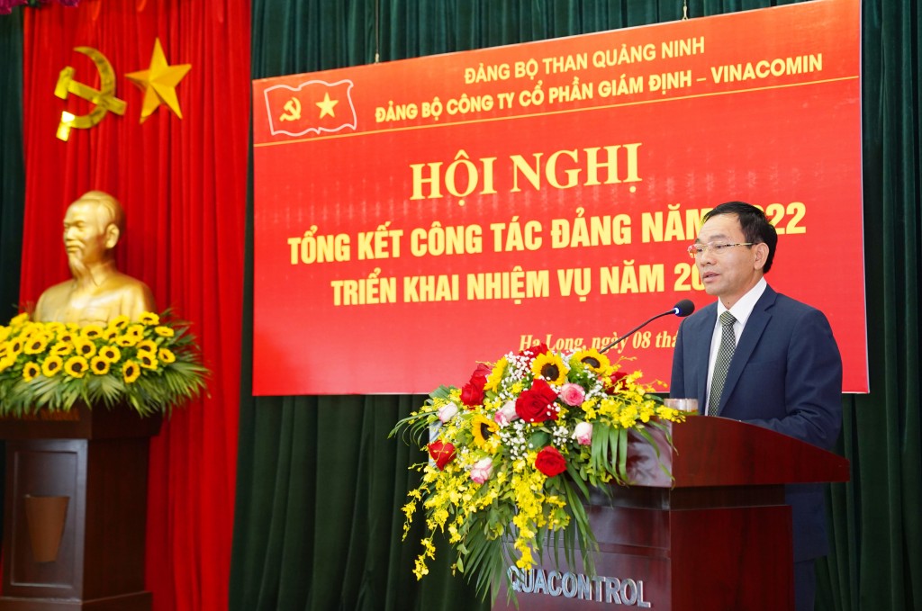 Đảng bộ Công ty CP Giám định - Vinacomin tổng kết công tác Đảng năm 2022, triển khai nhiệm vụ 2023