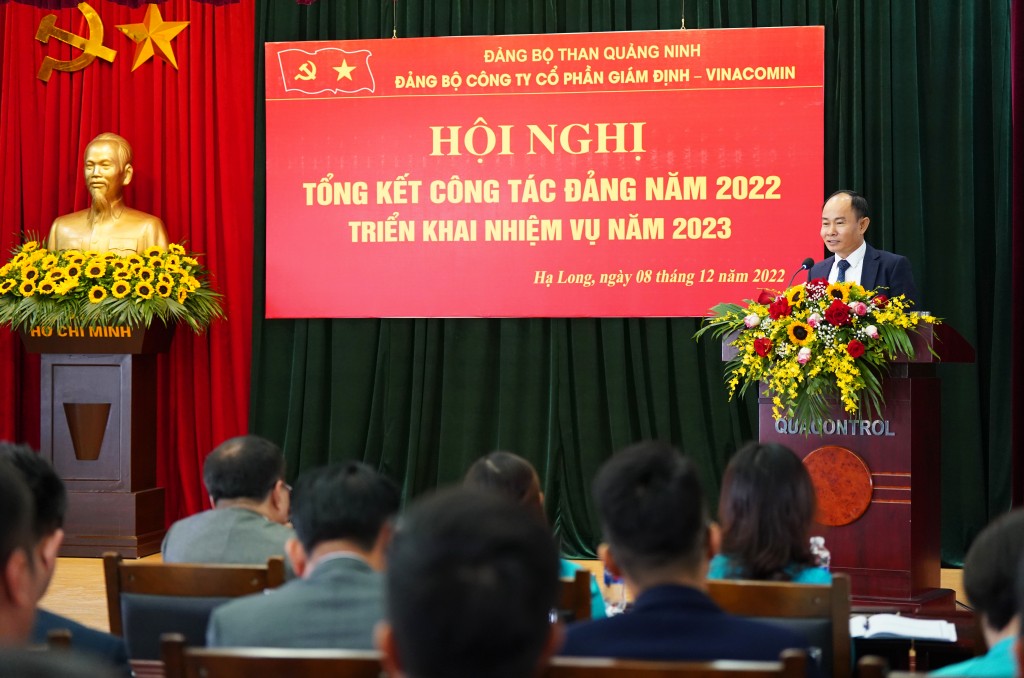 Đảng bộ Công ty CP Giám định - Vinacomin tổng kết công tác Đảng năm 2022, triển khai nhiệm vụ 2023