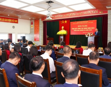 Đảng bộ Công ty CP Giám định - Vinacomin tổng kết công tác Đảng  2023, triển khai nhiệm vụ năm 2024