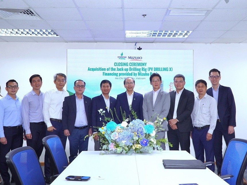 PV Drilling nhận bàn giao quyền sở hữu giàn khoan tự nâng (dự kiến đặt tên PV DRILLING X)