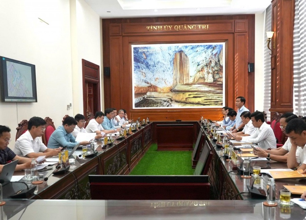 TKV làm việc với tỉnh Quảng Trị về dự án Kho trung chuyển, chế biến và kinh doanh than