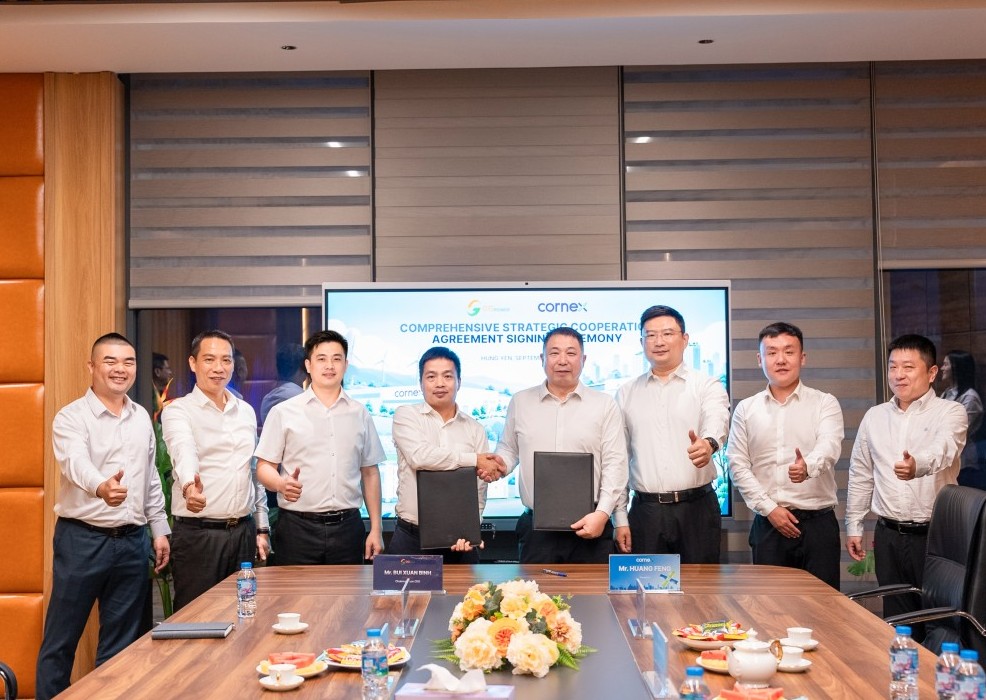 Hợp tác chiến lược toàn diện giữa GG Power và Cornex trong lĩnh vực lưu trữ năng lượng (BESS)