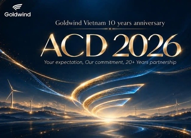 Goldwind kỷ niệm 10 năm thành lập tại Việt Nam vào Ngày hội Khách hàng Thường niên 2026