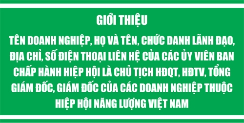 Giới thiệu hội viên VEA