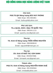 Thành viên Hội đồng Khoa học Năng lượng - VESC